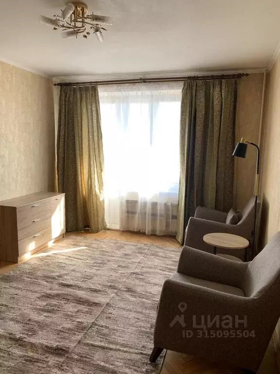 Квартира, 1 комната, 46.6 м - Фото 0