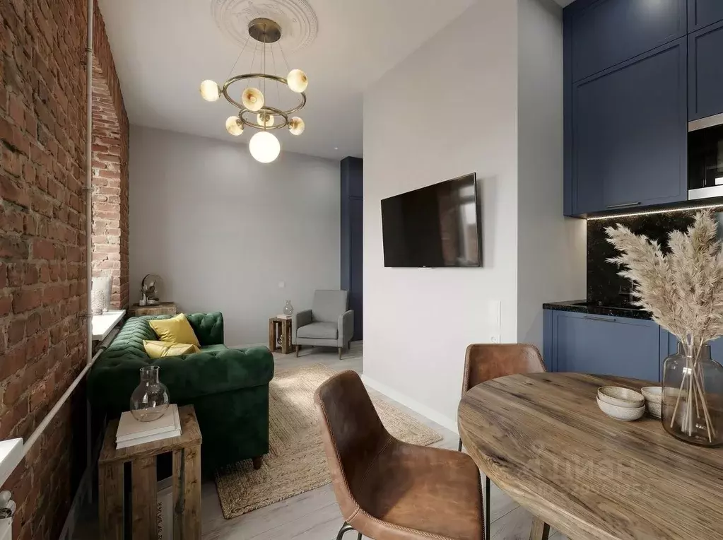 Студия Санкт-Петербург ул. Подрезова, 12 (19.0 м) - Фото 2