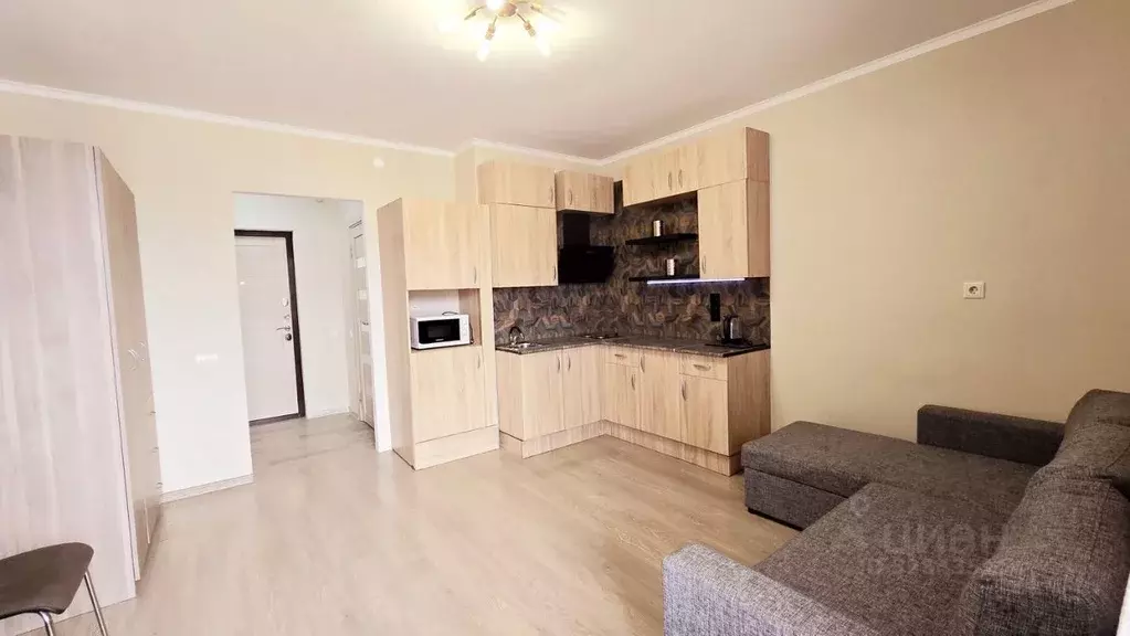 Студия Ленинградская область, Мурино Всеволожский район, ул. ... - Фото 1