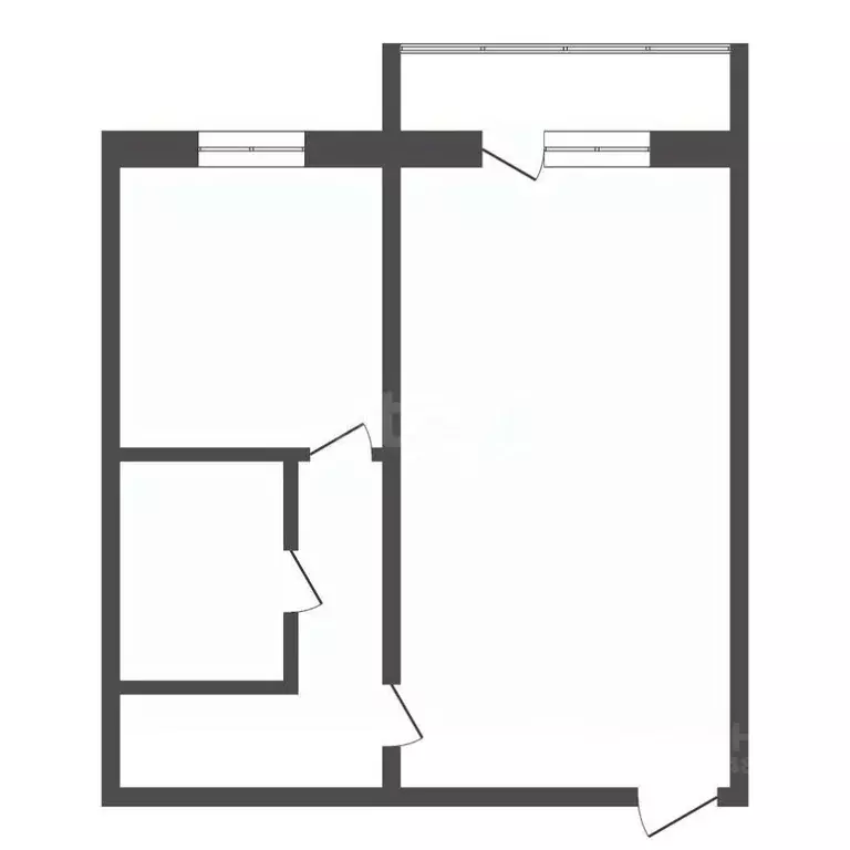 1-к кв. Амурская область, Райчихинск ул. Литовченко, 5 (35.7 м) - Фото 2