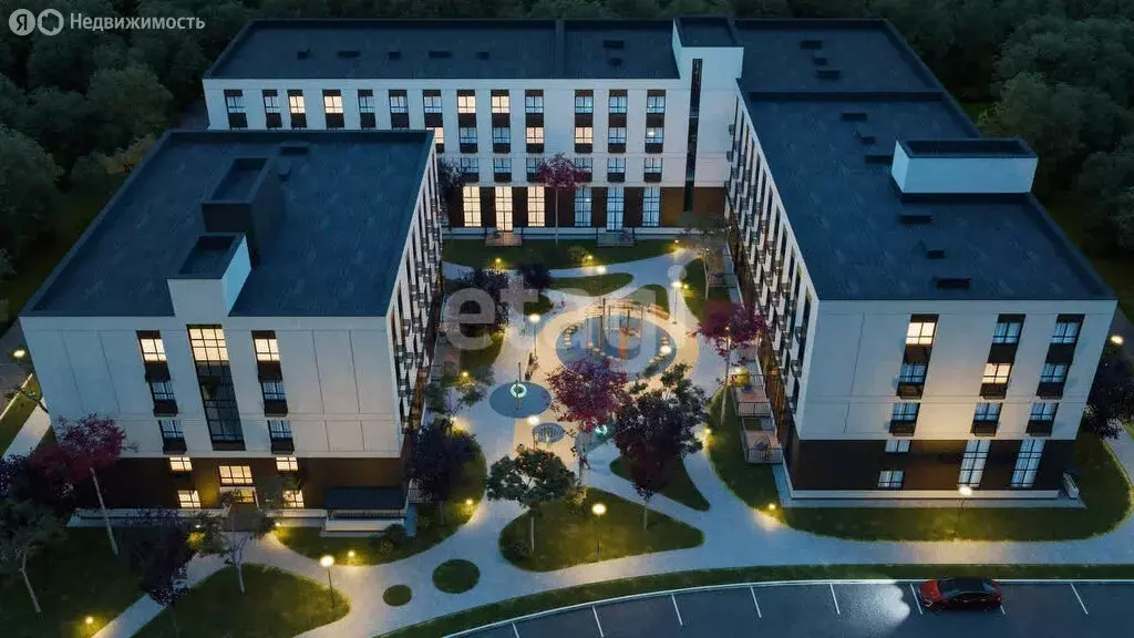 Квартира-студия: посёлок Пригородный, Новая улица, 27 (34.74 м) - Фото 1