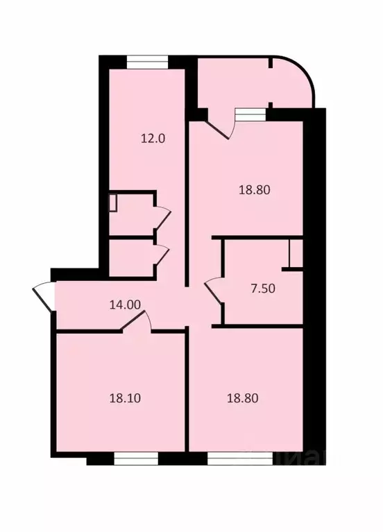 3-к кв. Московская область, Лобня Окружная ул., 1 (94.4 м) - Фото 1