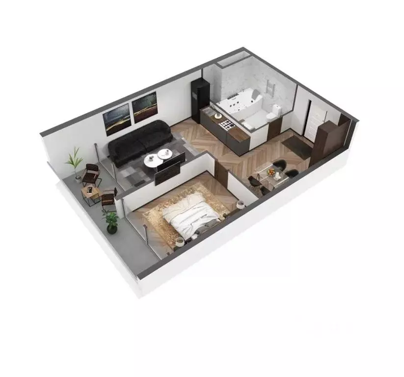 2-к кв. Крым, Ялта ул. Дражинского, 53 (58.1 м) - Фото 1