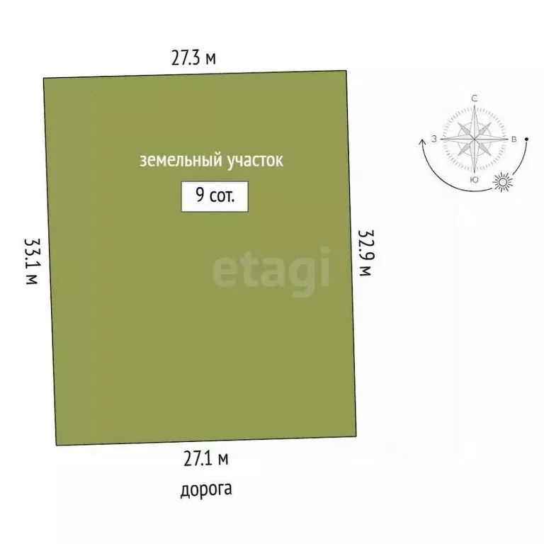 Участок в Тюменская область, Тюменский муниципальный округ, с. Чикча, ... - Фото 2