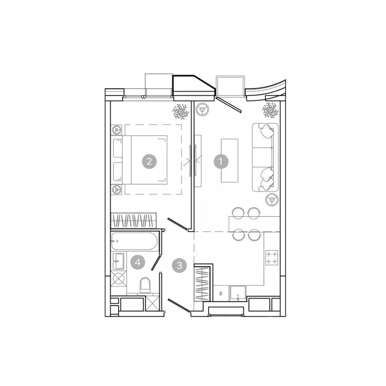 2-к кв. Москва ул. 8-я Соколиной Горы, 26 (45.2 м) - Фото 0