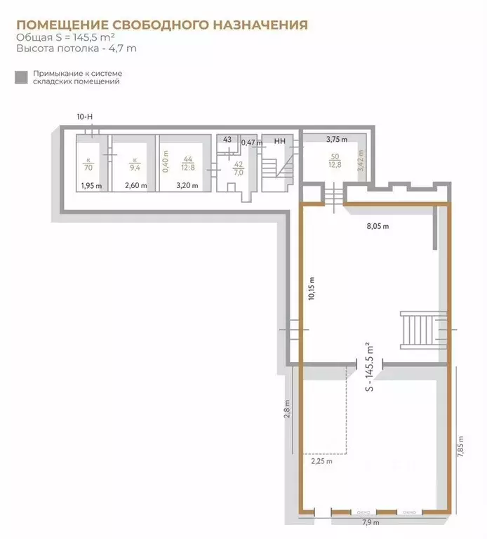 Помещение свободного назначения в Санкт-Петербург просп. Обуховской ... - Фото 2