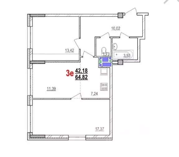 3-к кв. Белгородская область, Белгород просп. Богдана Хмельницкого, ... - Фото 1
