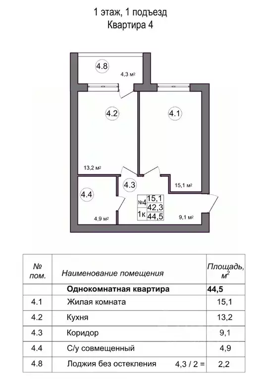 1-к кв. Белгородская область, Белгородский муниципальный округ, с. ... - Фото 1