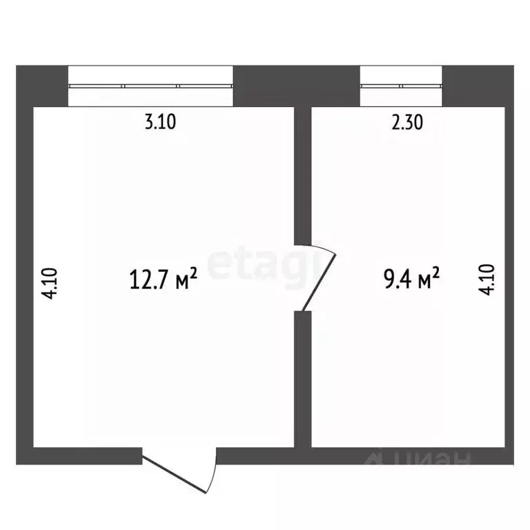 Комната Краснодарский край, Новороссийск ул. Конституции, 18 (22.1 м) - Фото 1