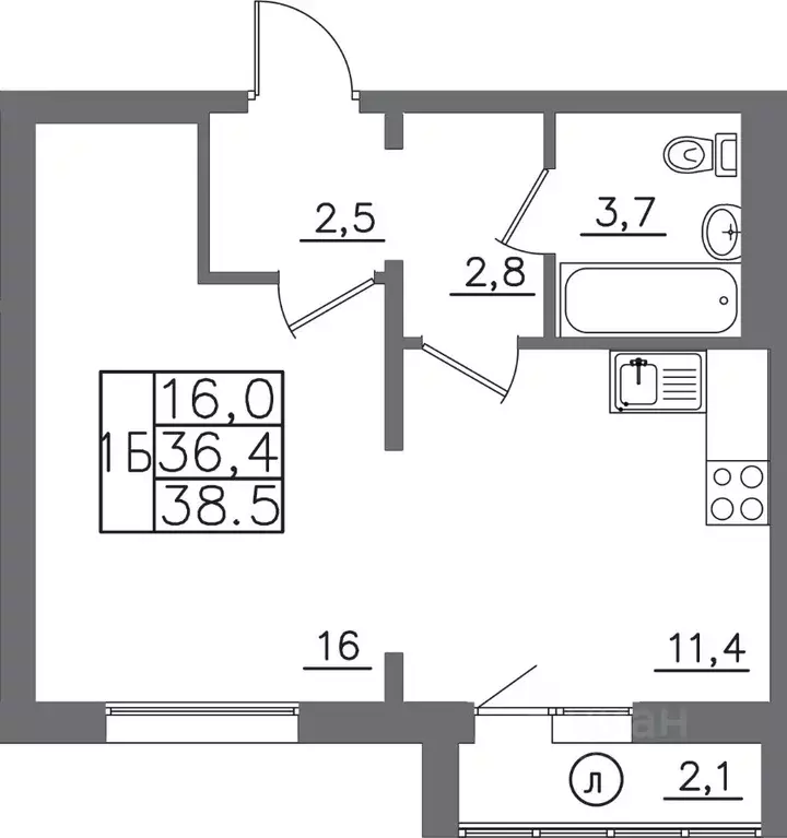1-к кв. Иркутская область, Иркутск ИВАТУ городок, Авиатор жилой ... - Фото 1