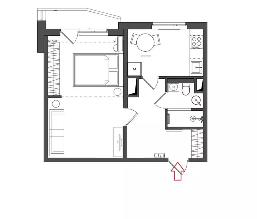 1-к кв. Московская область, Ленинский городской округ, Бутово пгт ... - Фото 2