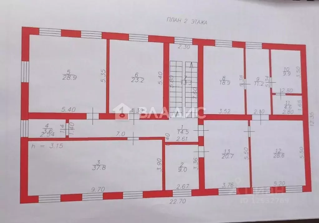 Помещение свободного назначения в Пензенская область, Городище ул. 50 ... - Фото 2
