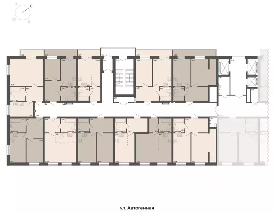 1-к кв. Новосибирская область, Новосибирск Автогенная ул., 75 (36.4 м) - Фото 1