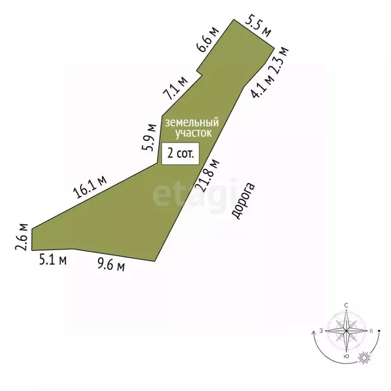 Участок в Крым, Ялта муниципальный округ, Массандра пгт ул. Совхозная ... - Фото 2