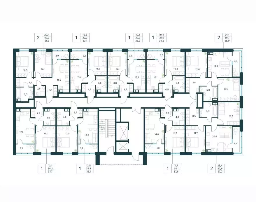 1-к кв. Забайкальский край, Чита Хороший мкр,  (34.5 м) - Фото 2