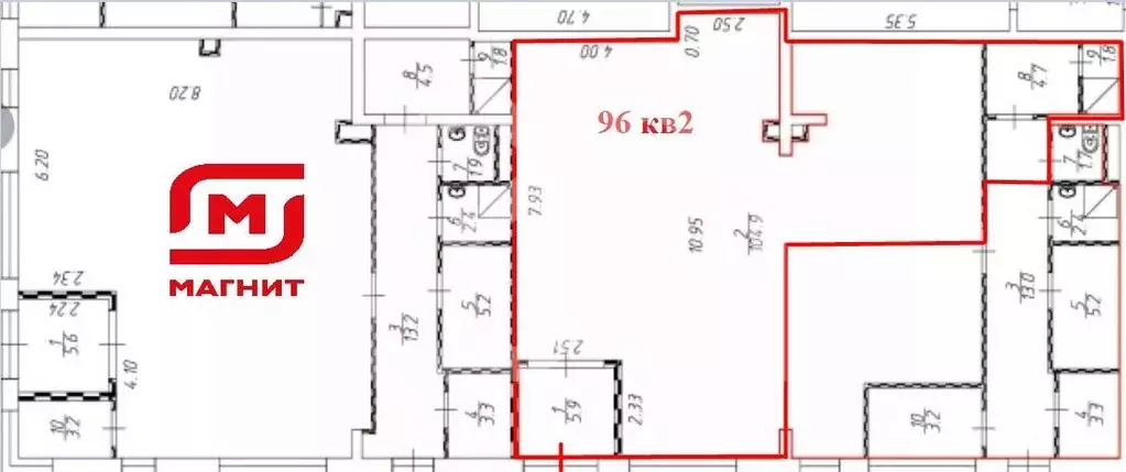 Помещение свободного назначения в Москва Сколковское ш., 40к1 (96 м) - Фото 1