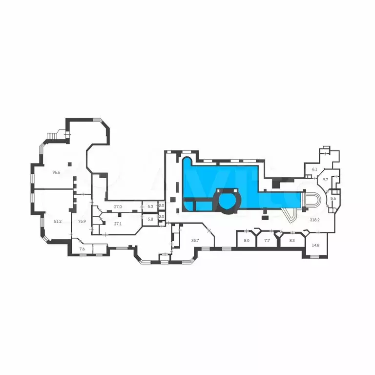 Готовый бизнес фитнес клуб в Жуковском, 971.6 м - Фото 0