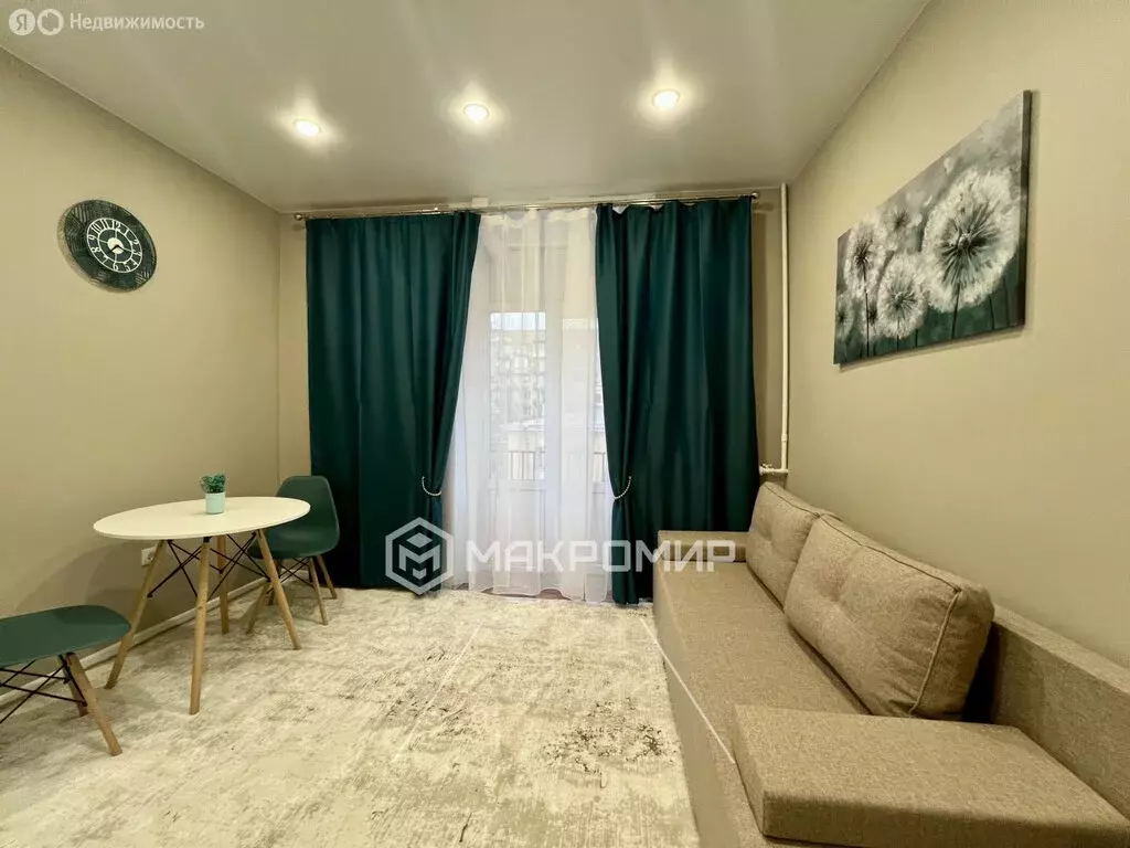 Квартира-студия: Санкт-Петербург, Елецкая улица, 9 (18 м) - Фото 1