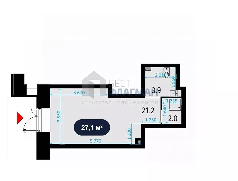 Торговая площадь в Москва ул. Ротмистрова, 2к4 (27 м) - Фото 2