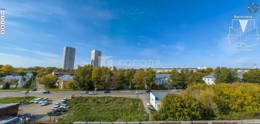 Студия Новосибирская область, Новосибирск Приморская ул., 12 (27.2 м) - Фото 1