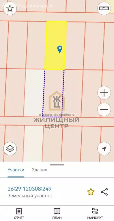 Участок в село Юца, улица Пушкина (9.5 м) - Фото 1
