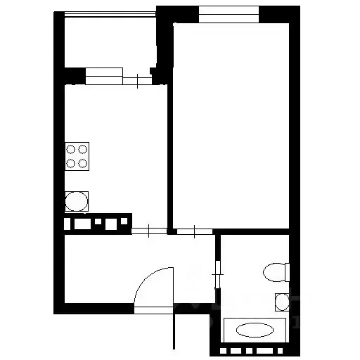 1-к кв. Башкортостан, Уфа Айская ул., 39 (32.9 м) - Фото 2