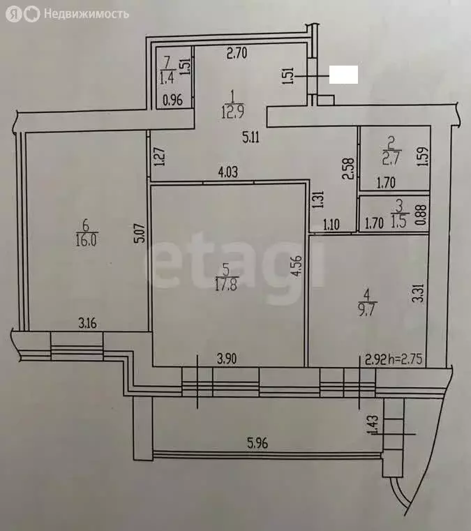 2-комнатная квартира: Барнаул, Змеиногорский тракт, 104П/11 (62 м) - Фото 1