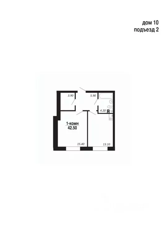 1-к кв. Ямало-Ненецкий АО, Салехард Восточный мкр,  (42.5 м) - Фото 1