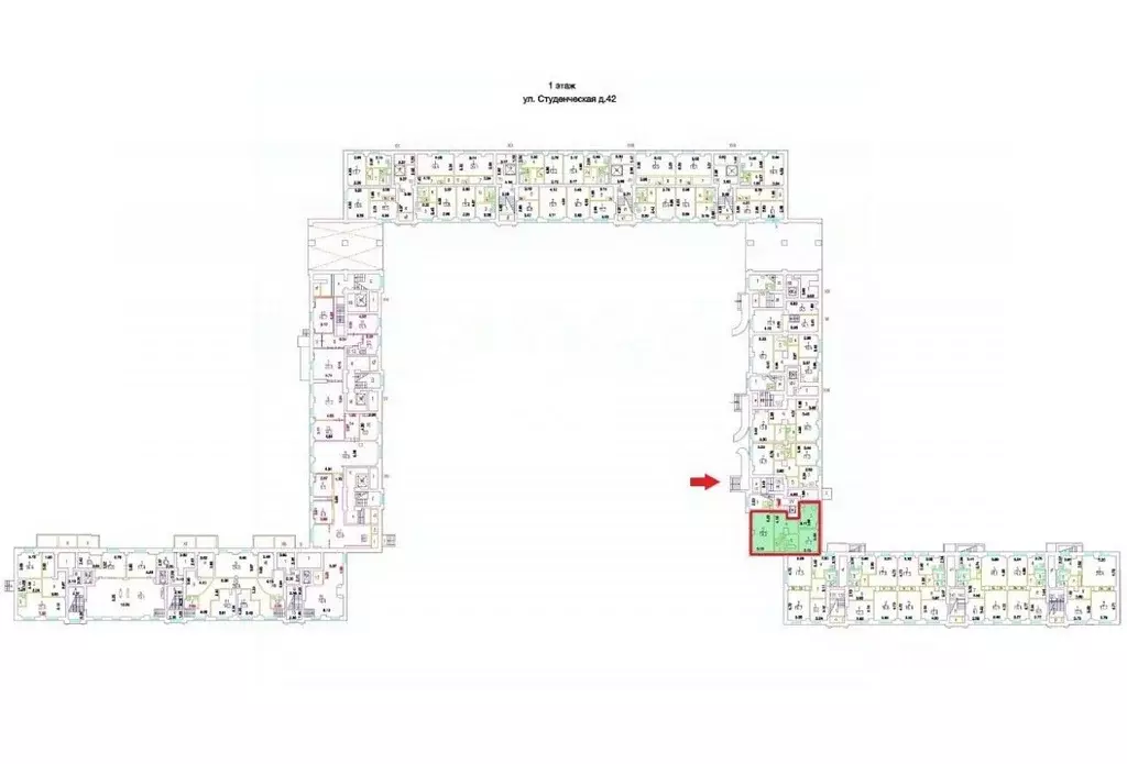 2-к кв. Москва Студенческая ул., 42С6 (56.8 м) - Фото 2