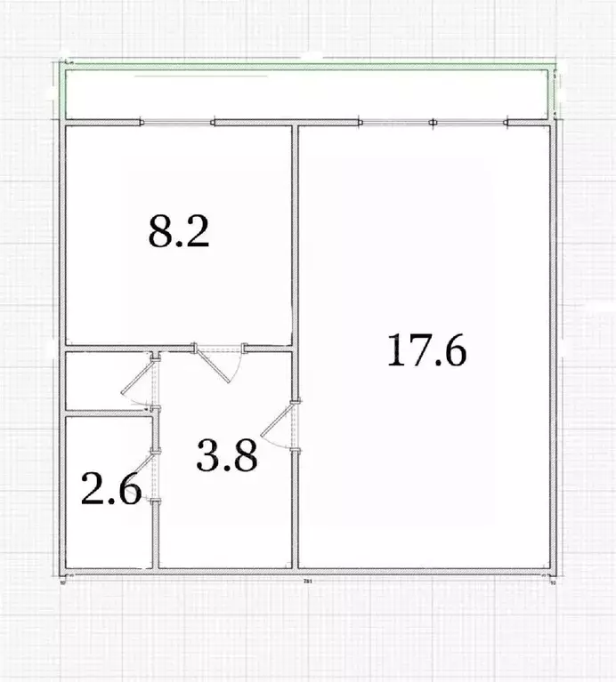 1-к кв. Санкт-Петербург ул. Жени Егоровой, 10к1 (33.1 м) - Фото 1