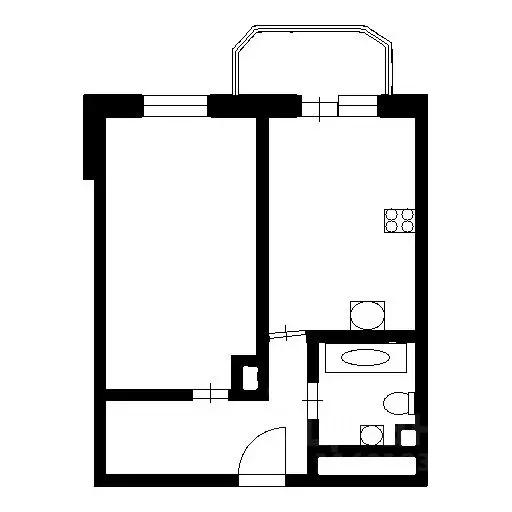 1-к кв. Санкт-Петербург Лиственная ул., 18к1 (41.6 м) - Фото 2