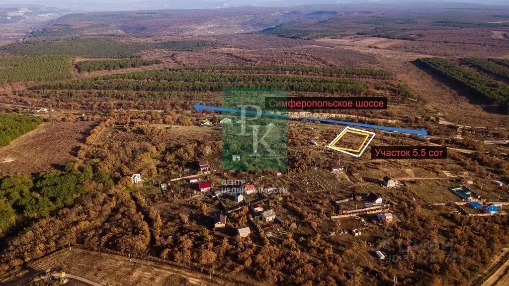 Участок в Севастополь Минер садоводческое товарищество, 50 (5.5 сот.) - Фото 2