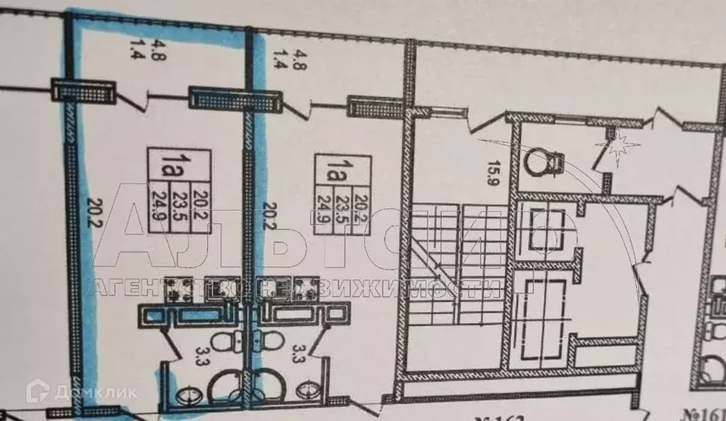 Продаётся квартира-студия, 24.9 м - Фото 1
