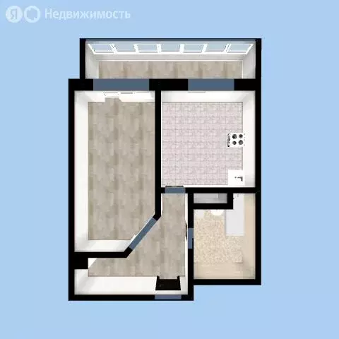 1-комнатная квартира: Омск, бульвар М.М. Кузьмина, 5 (38.8 м) - Фото 1