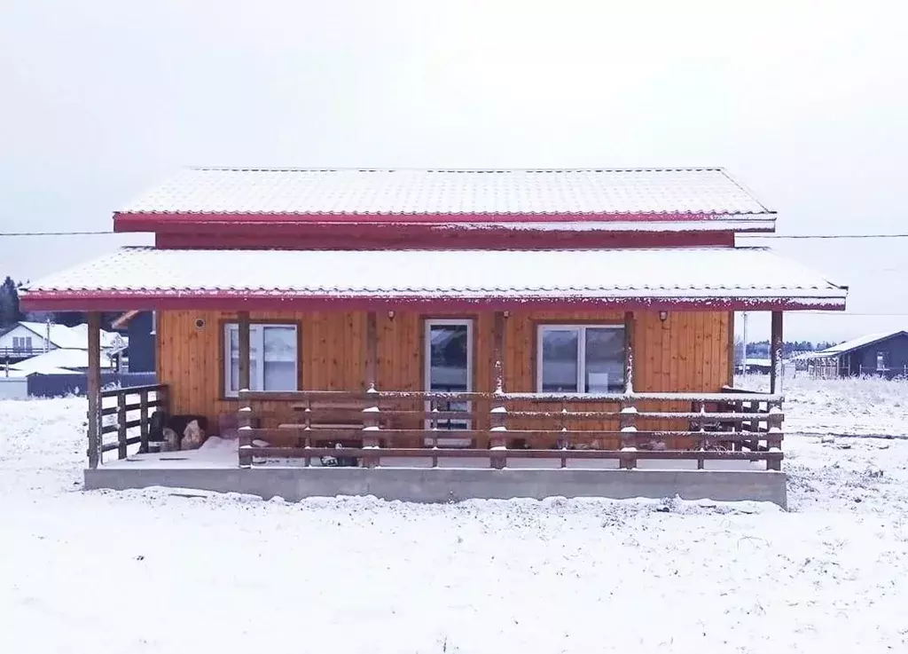 Коттедж в Ленинградская область, Ломоносовский район, Виллозское ... - Фото 1