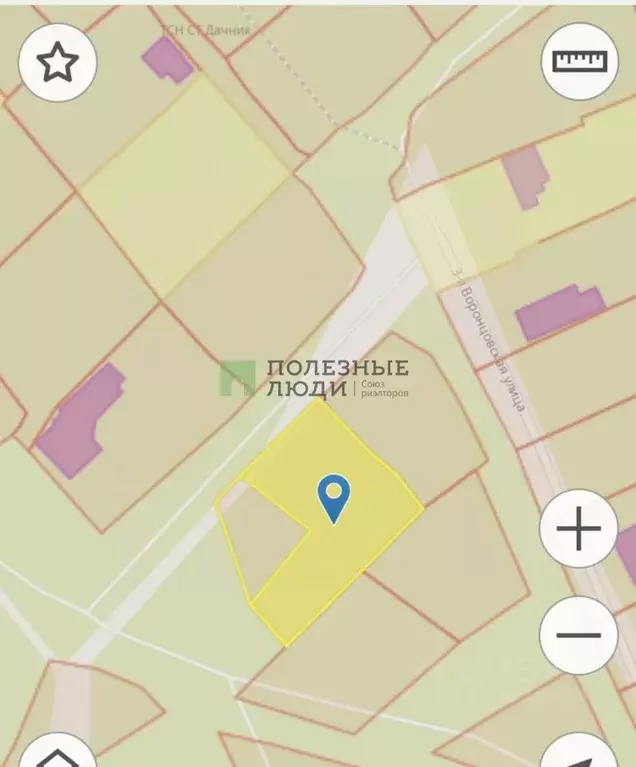 Участок в Севастополь Дачник СТ, ул. 1-я Воронцовская (8.98 сот.) - Фото 1