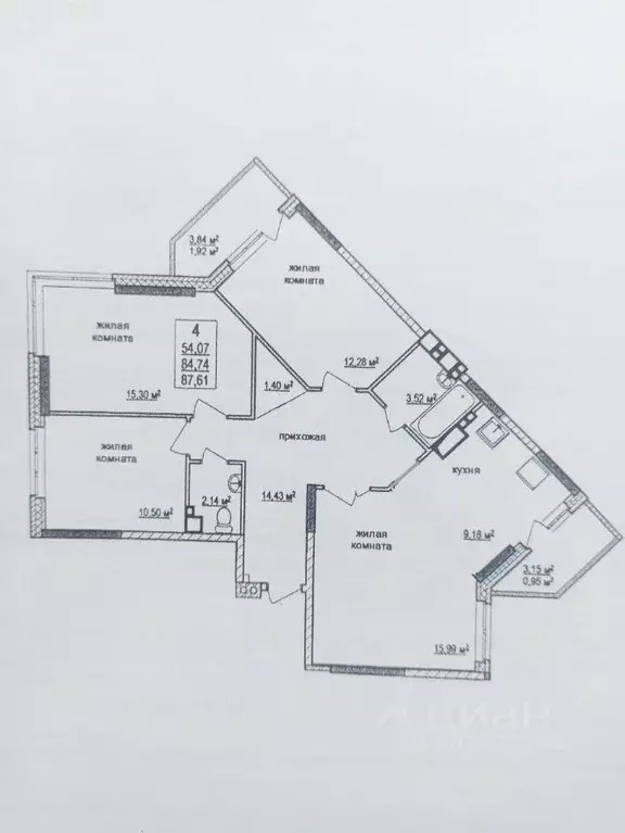 4-к кв. Удмуртия, Ижевск ул. Имени Татьяны Барамзиной, 3А (85.0 м) - Фото 0