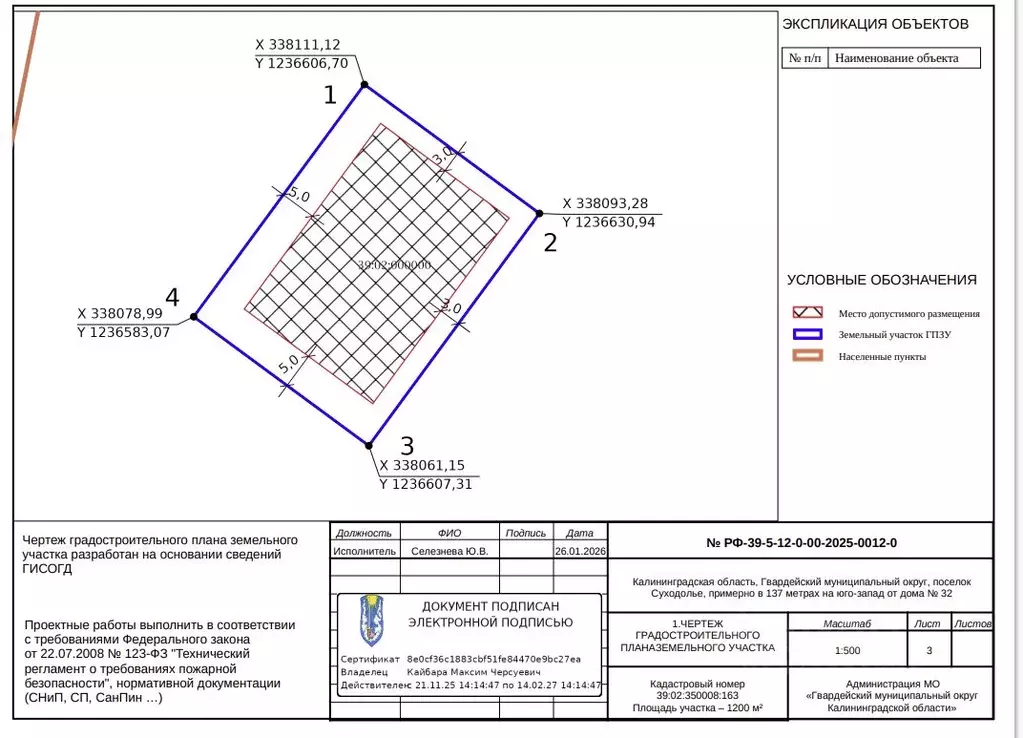 Участок в Калининградская область, Гвардейский муниципальный округ, ... - Фото 2