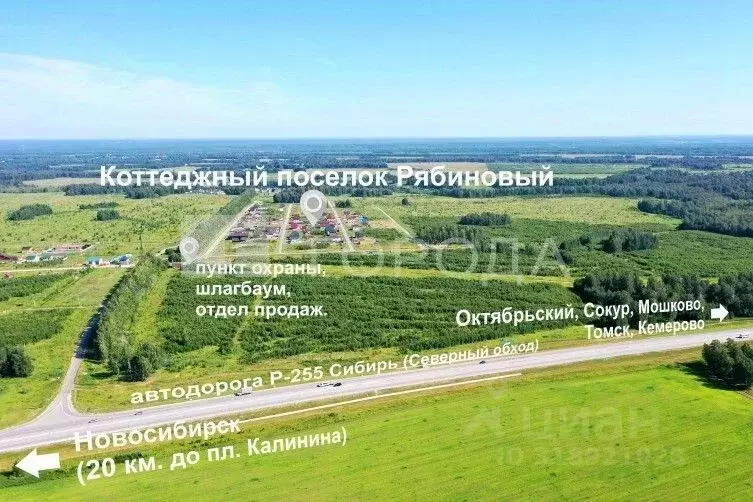 Участок в Новосибирская область, Мошковский район, пос. Октябрьский, ... - Фото 1