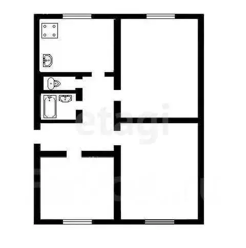 3-комнатная квартира: Косая Гора, Октябрьская улица, 4 (79.7 м) - Фото 1