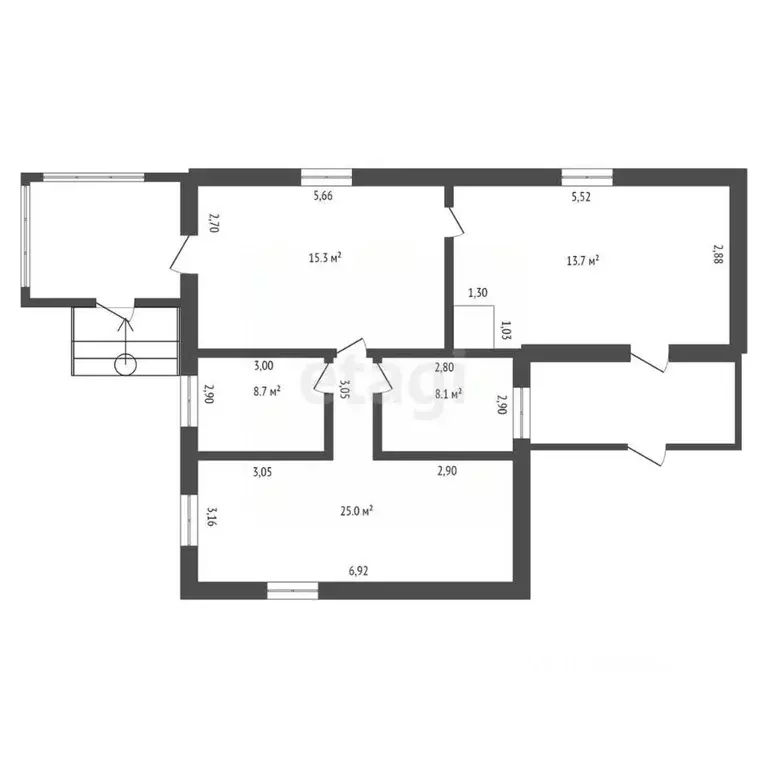 Дом в Амурская область, Ивановский муниципальный округ, с. Среднебелая ... - Фото 2