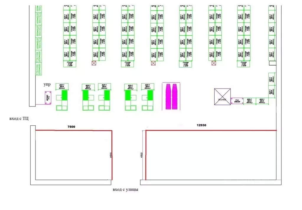Торговая площадь в Ульяновская область, Ульяновск просп. Гая, 100 (63 ... - Фото 2