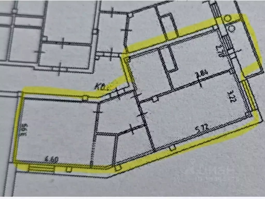 2-к кв. Белгородская область, Белгородский район, Дубовское с/пос, ... - Фото 2