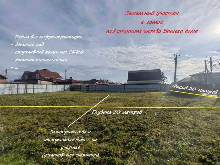 Участок в Краснодарский край, Темрюк ул. Рождественская, 17 (7.0 сот.) - Фото 1