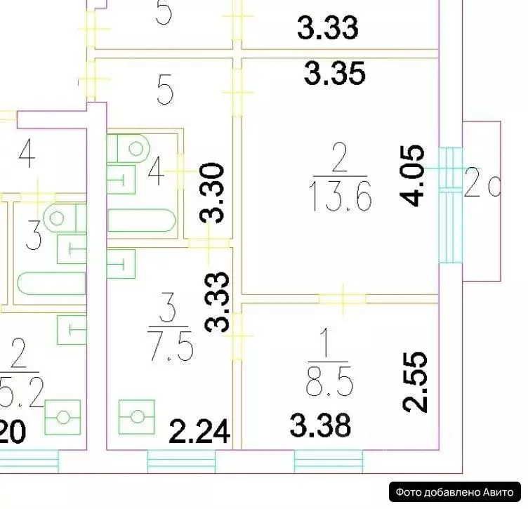 2-к кв. Москва Жигулевская ул., 1/24к1 (37.1 м) - Фото 2
