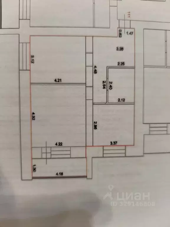 2-к кв. Самарская область, Самара Центральная ул., 1а (56.7 м) - Фото 1