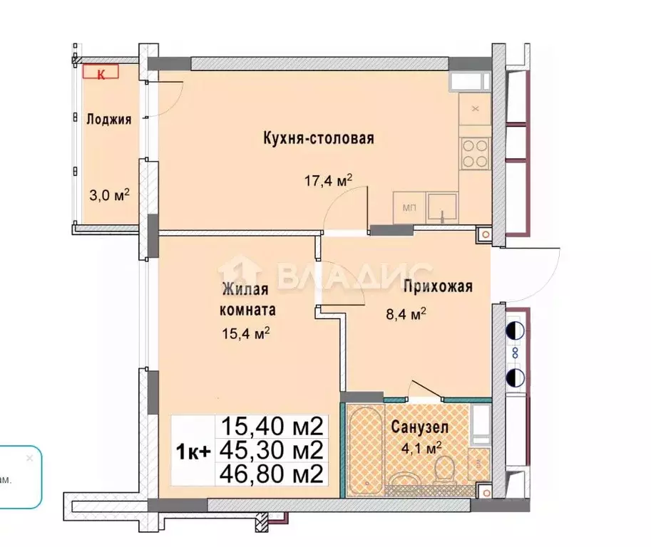 1-к кв. Нижегородская область, Нижний Новгород Кооперативный поселок ... - Фото 2