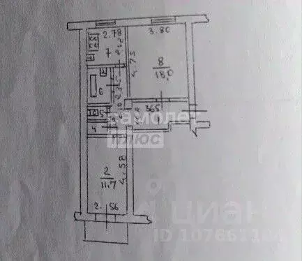 2-к кв. Липецкая область, Липецк Фестивальная ул., 1 (52.0 м) - Фото 2