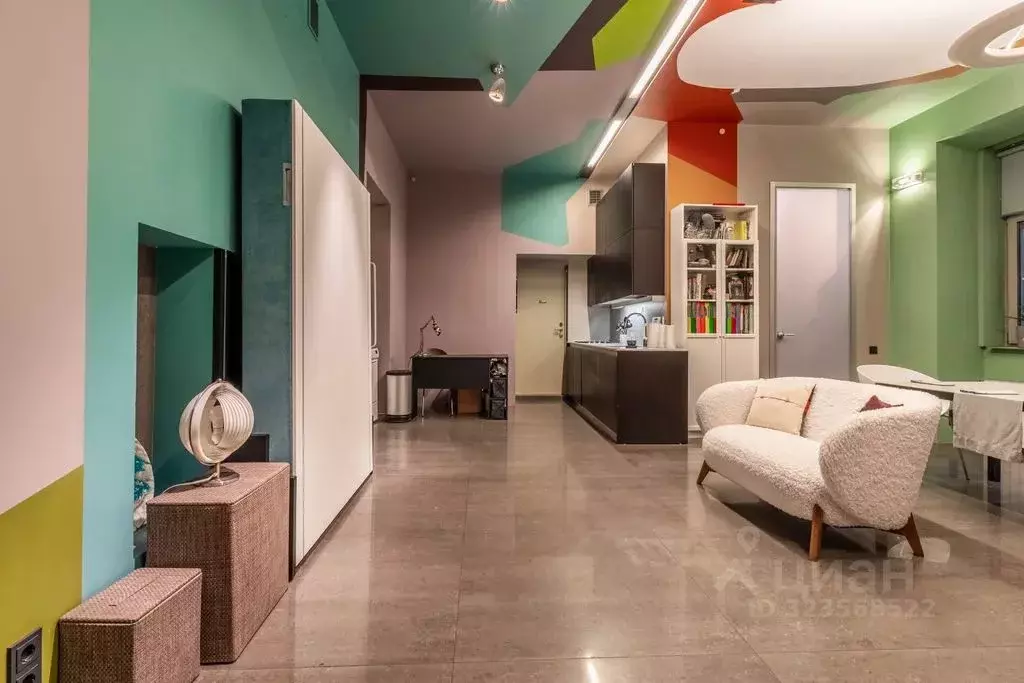 Студия Санкт-Петербург Манежный пер., 15-17 (53.0 м) - Фото 1