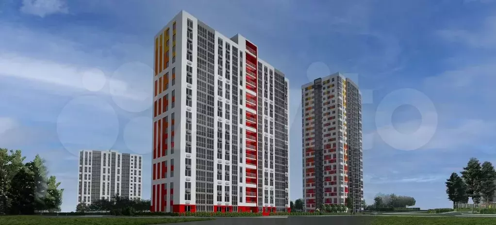 2-к. квартира, 42,9 м, 17/17 эт. - Фото 1